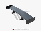 Carbon Spoiler With Internal Brackets Uprights + LED Audi A5 Coupe 8T