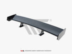 Carbon Spoiler With Internal Brackets Uprights + LED Audi A5 Coupe 8T