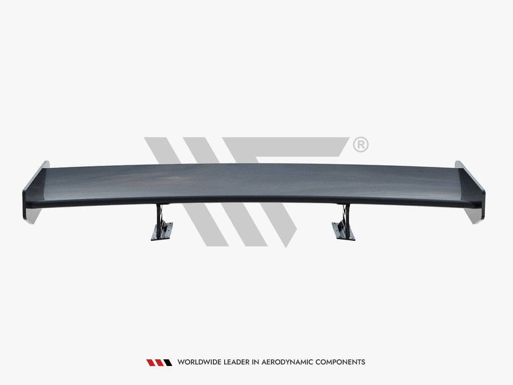 Carbon Spoiler With Internal Brackets Uprights + LED Audi A5 Coupe 8T