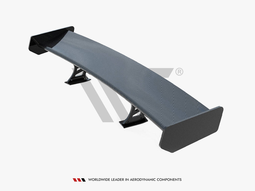 Carbon Spoiler With Internal Brackets Uprights + LED Audi A5 Coupe 8T