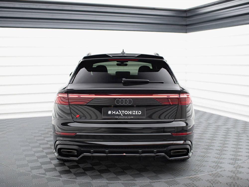 Rear Splitter (Vertical Bars) V.1 Audi SQ8 / Q8 S-Line Mk1 Facelift