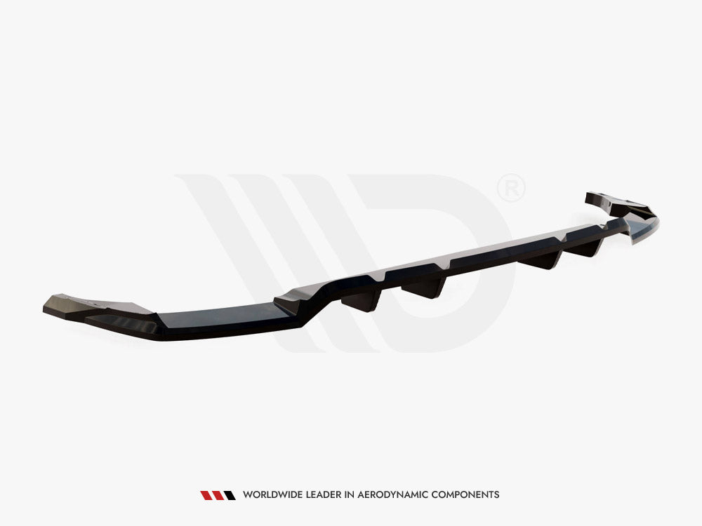 Rear Splitter (Vertical Bars) V.1 Audi SQ8 / Q8 S-Line Mk1 Facelift