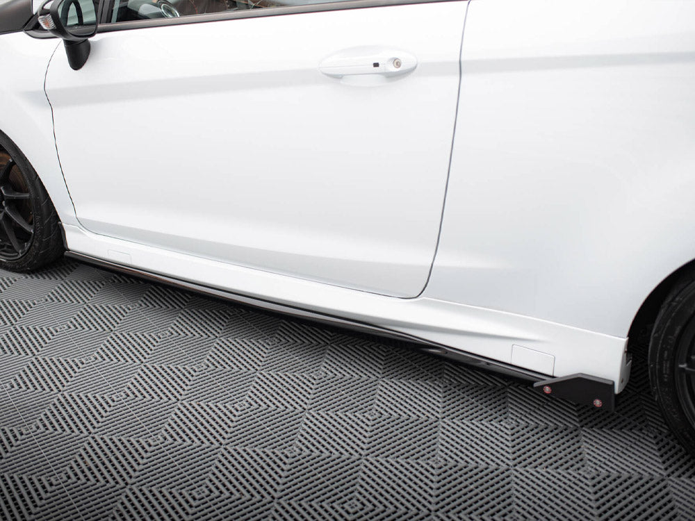 Side Skirts Diffusers V.4 + Flaps Ford Fiesta ST / ST-Line Mk7
