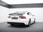 Central Rear Splitter (Vertical Bars) Audi A7 S-Line Facelift