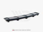 Central Rear Splitter (Vertical Bars) Audi A7 S-Line Facelift