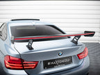 Carbon Spoiler With Internal Brackets Uprights + LED BMW 4 F32 / 4 F32 M-Pack Coupe
