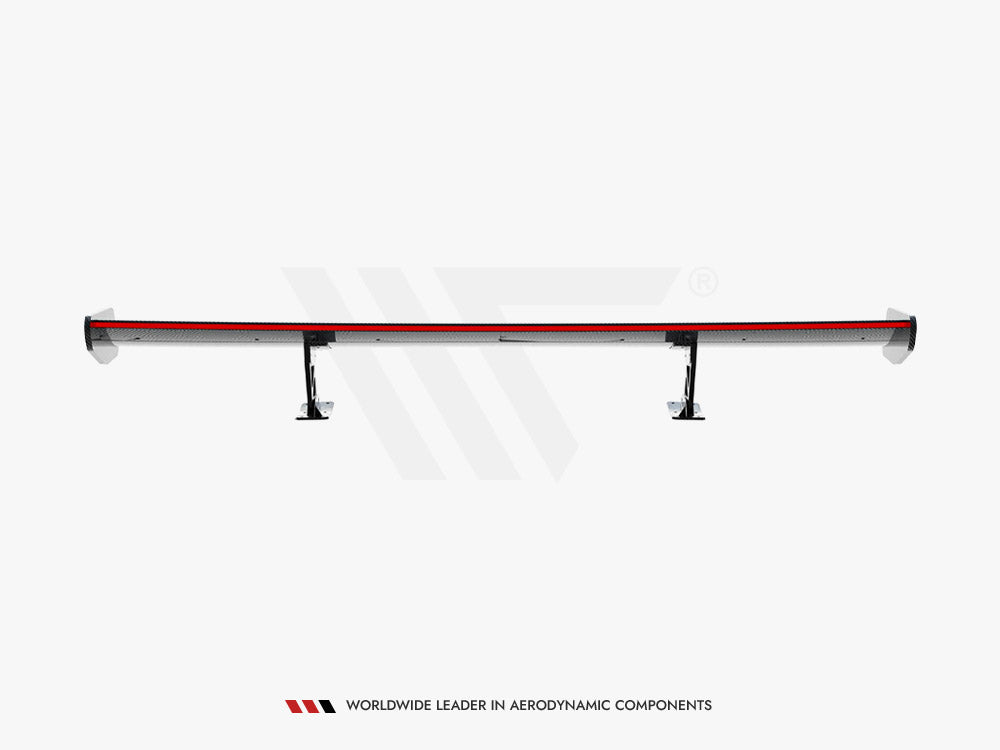 Carbon Spoiler With Internal Brackets Uprights + LED BMW 4 F32 / 4 F32 M-Pack Coupe