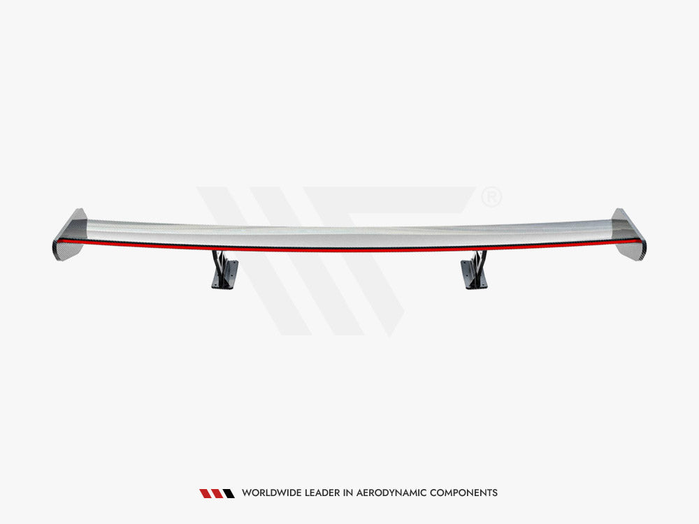 Carbon Spoiler With Internal Brackets Uprights + LED BMW 4 F32 / 4 F32 M-Pack Coupe