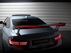 Carbon Spoiler With External Brackets Uprights + LED BMW 4 F32 / 4 F32 M-Pack Coupe