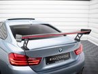 Carbon Spoiler With External Brackets Uprights + LED BMW 4 F32 / 4 F32 M-Pack Coupe