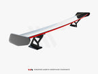 Carbon Spoiler With External Brackets Uprights + LED BMW 4 F32 / 4 F32 M-Pack Coupe