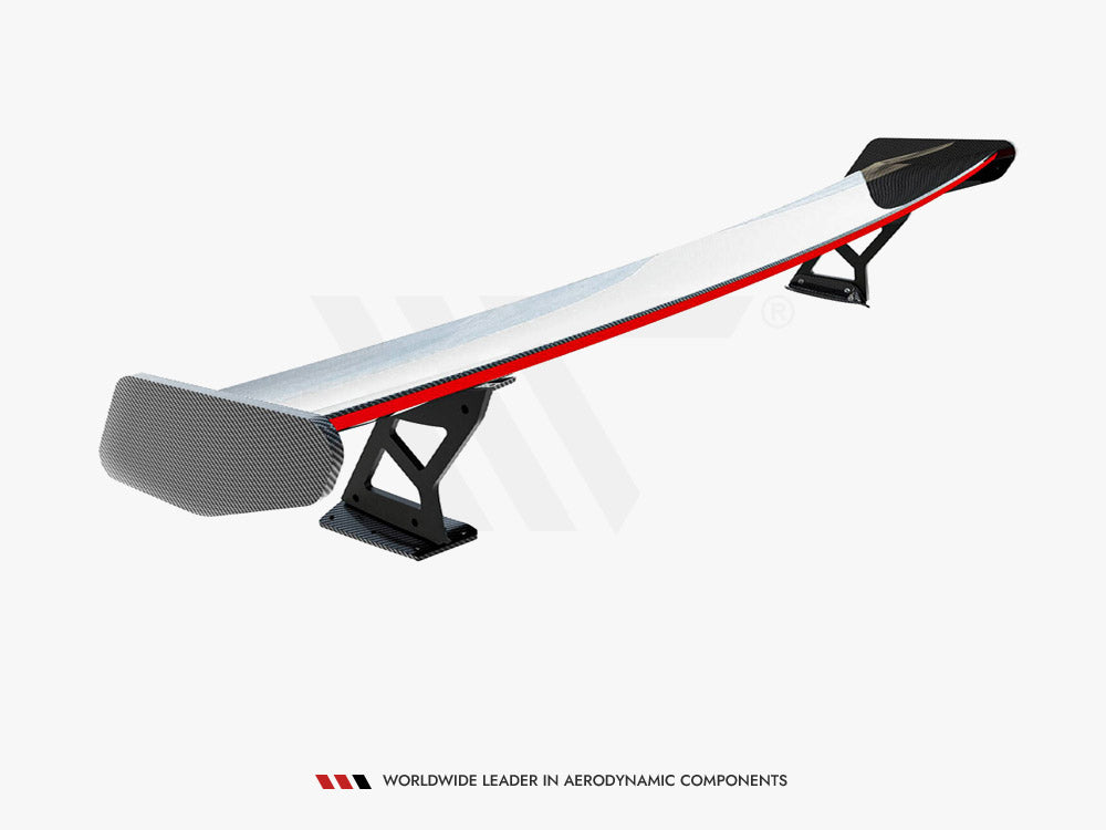 Carbon Spoiler With External Brackets Uprights + LED BMW 4 F32 / 4 F32 M-Pack Coupe