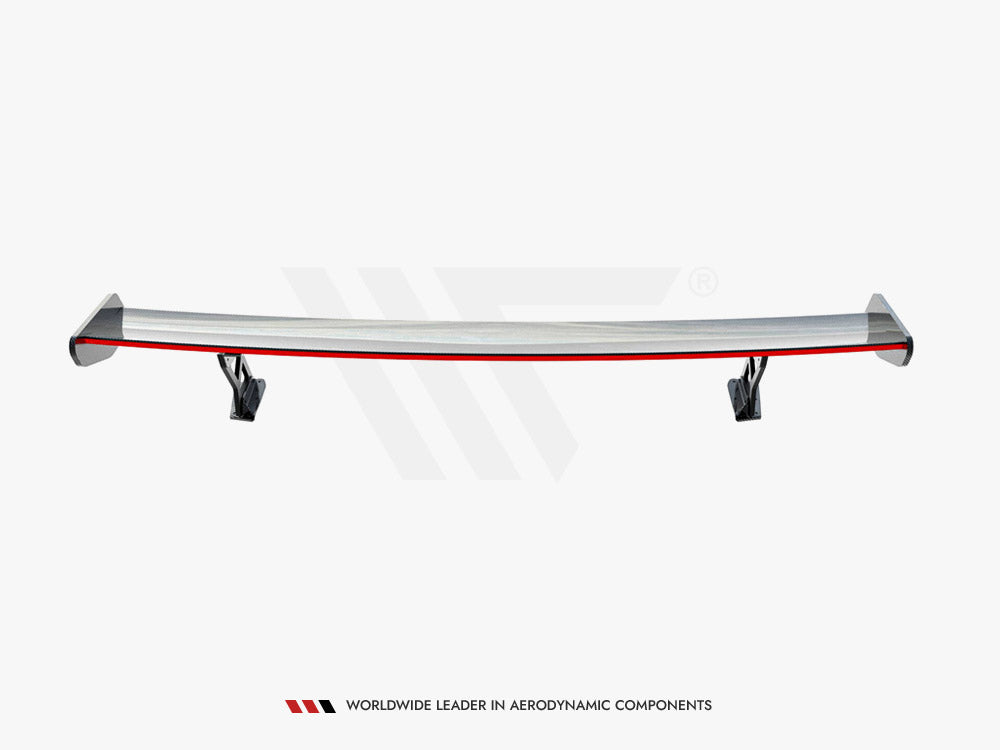 Carbon Spoiler With External Brackets Uprights + LED BMW 4 F32 / 4 F32 M-Pack Coupe