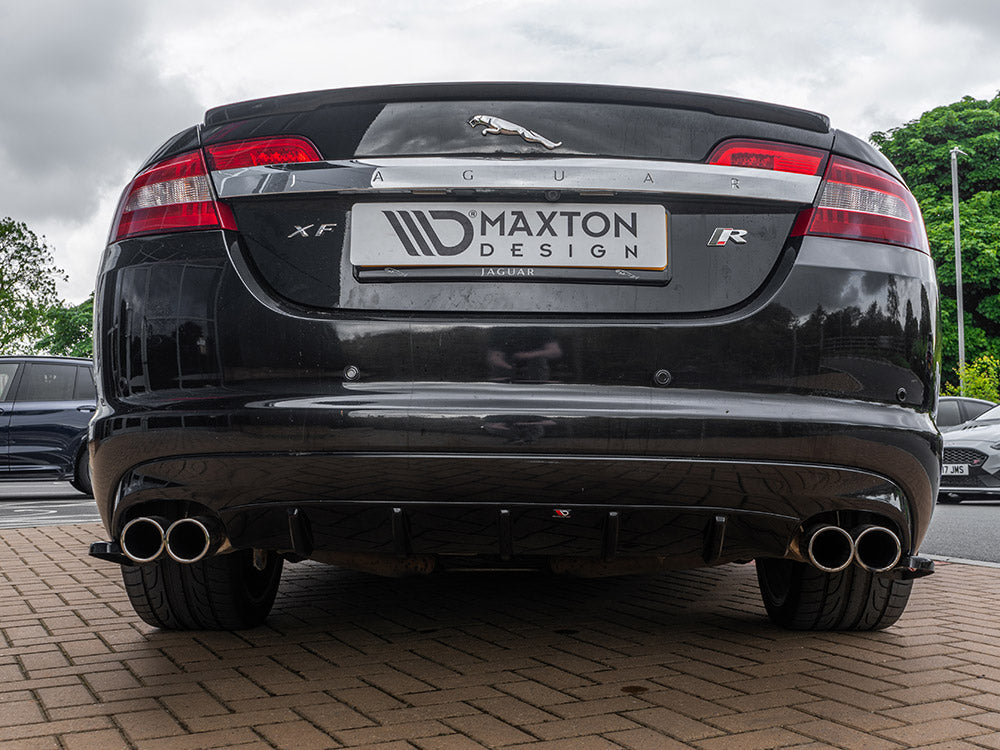Rear Valance Jaguar XF- R - Carbon Look