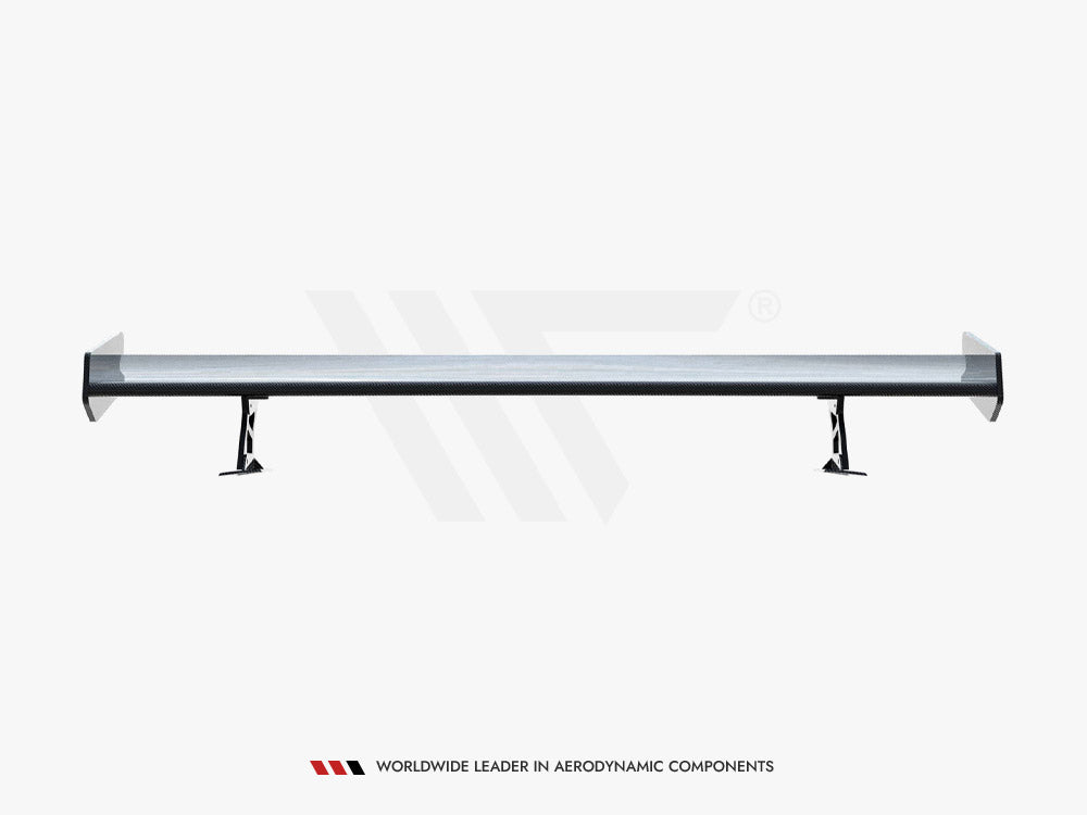 Carbon Spoiler With External Brackets Uprights + LED BMW 3 / M3 Coupe E92
