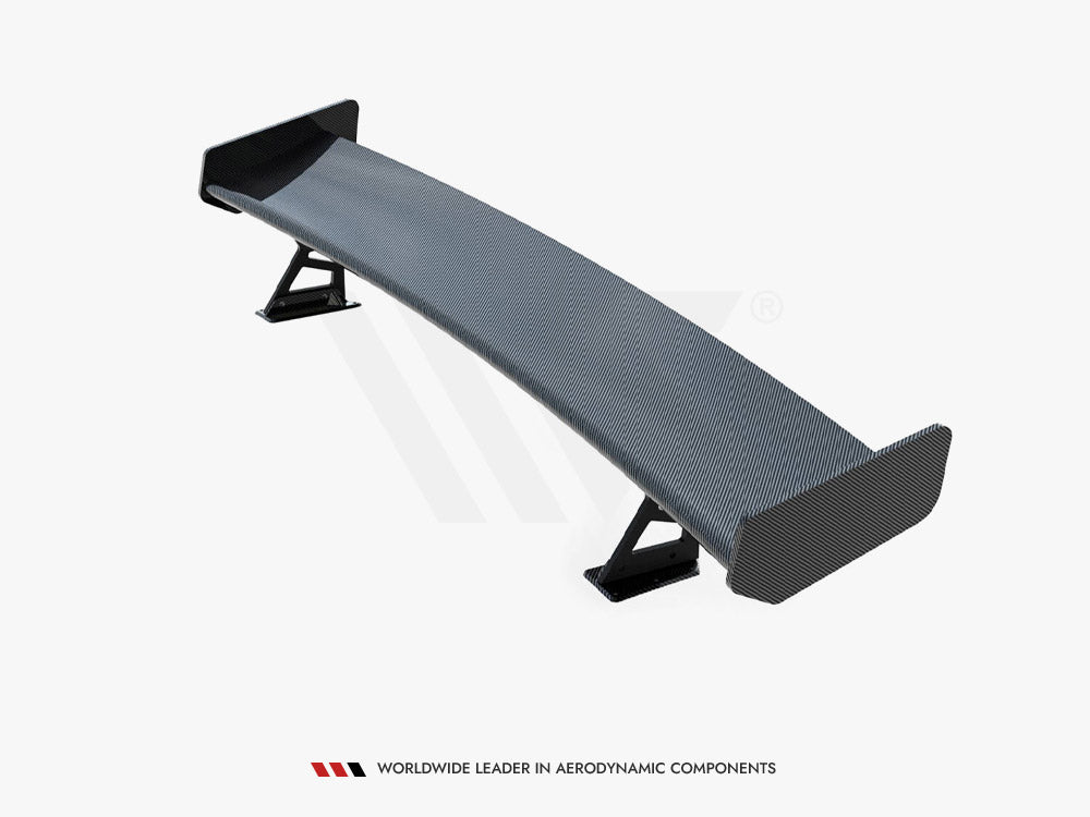 Carbon Spoiler With External Brackets Uprights + LED BMW 3 / M3 Coupe E92