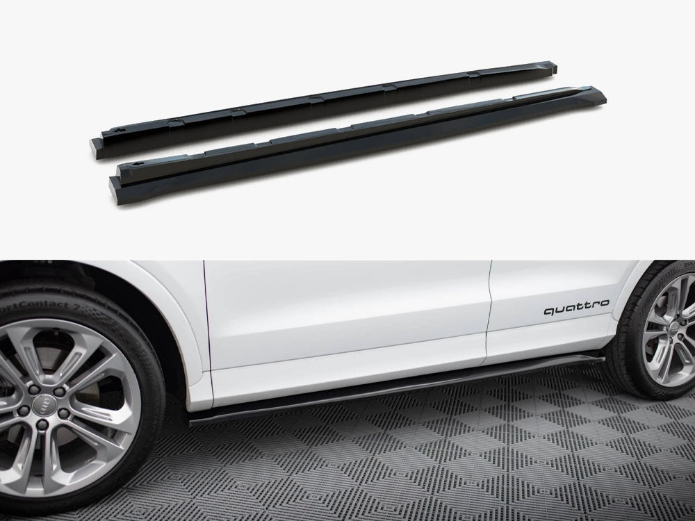 Side Skirts Diffusers Audi Q3 S-Line 8U