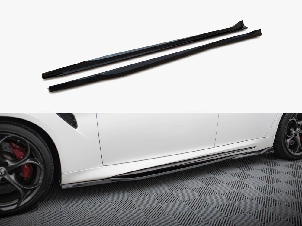 Side Skirts Diffusers Alfa Romeo Giulia Quadrifoglio