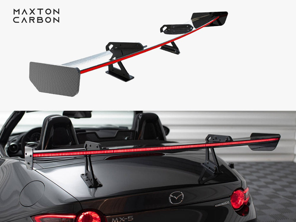 Carbon Spoiler With Upper Swan Mounting + LED Mazda MX-5 ND (Mk4)