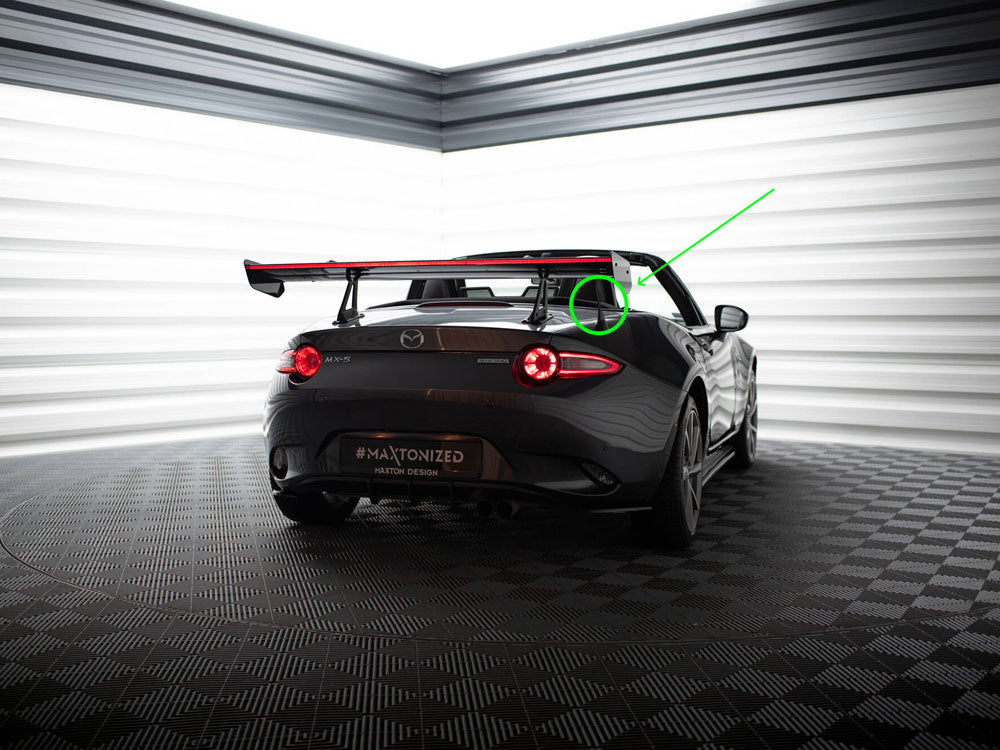 Carbon Spoiler With Upper Swan Mounting + LED Mazda MX-5 ND (Mk4)