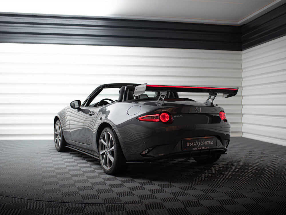 Carbon Spoiler With Internal Brackets Uprights + LED Mazda MX-5 ND (Mk4)