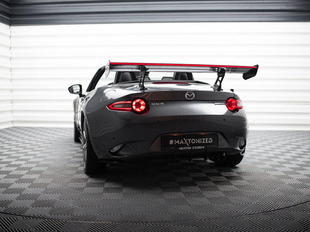 Carbon Spoiler With Internal Brackets Uprights + LED Mazda MX-5 ND (Mk4)