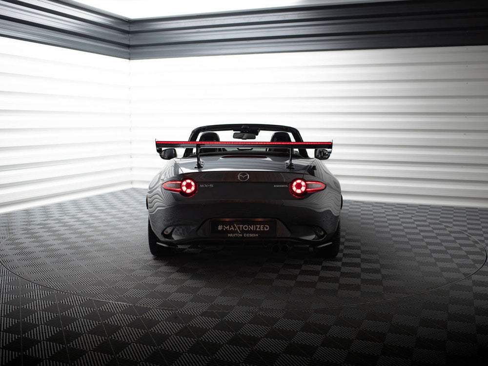 Carbon Spoiler With Internal Brackets Uprights + LED Mazda MX-5 ND (Mk4)