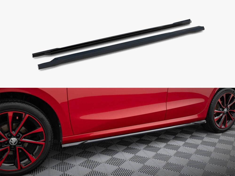 Side Skirts Diffusers Skoda Fabia Mk4