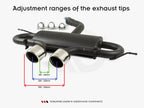 Exhaust Muffler For Volkswagen Golf Mk5 / Golf Mk6