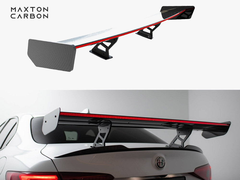 Carbon Spoiler + LED Alfa Romeo Giulia Quadrifoglio