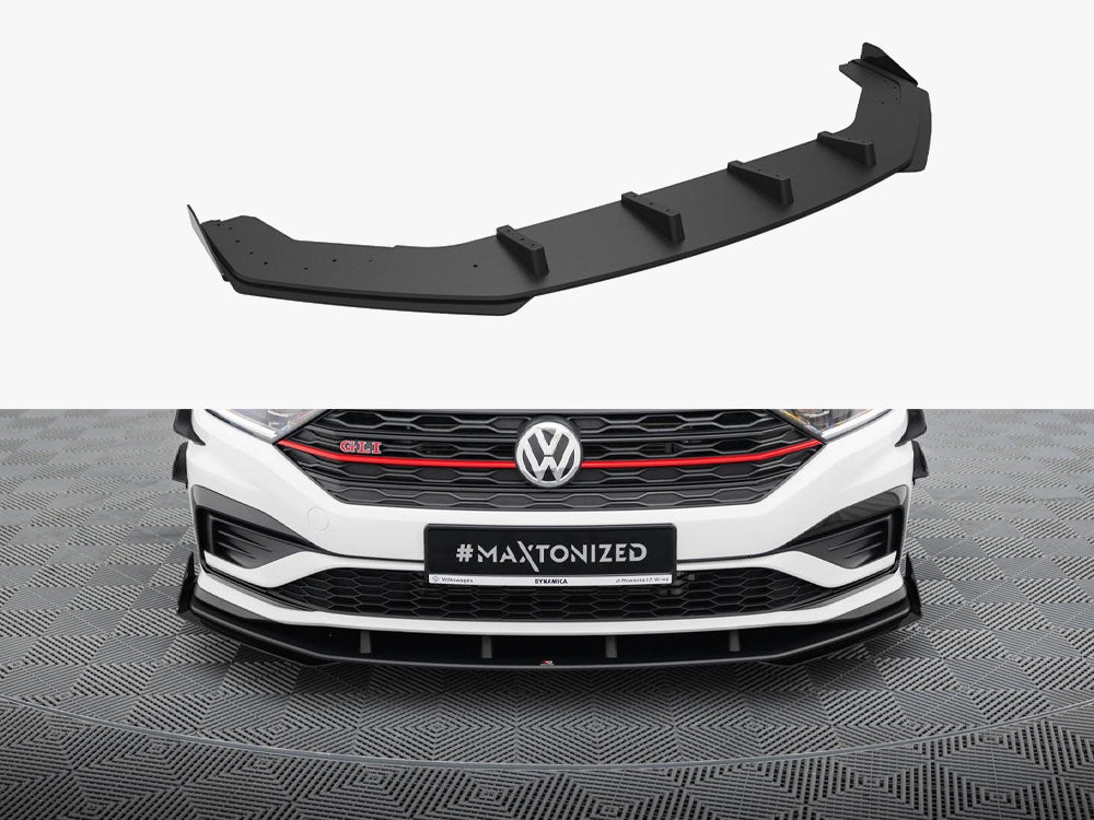 Street PRO Front Splitter + Flaps Volkswagen Jetta GLI Mk7