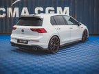 Rear Side Splitters V.1 Volkswagen Golf GTI / GTE / GTD Mk8 - Carbon Look