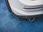 Rear Side Splitters V.1 Volkswagen Golf GTI / GTE / GTD Mk8 - Carbon Look