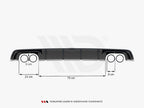 Rear Valance Audi S3 Sedan 8V (2013-2016)