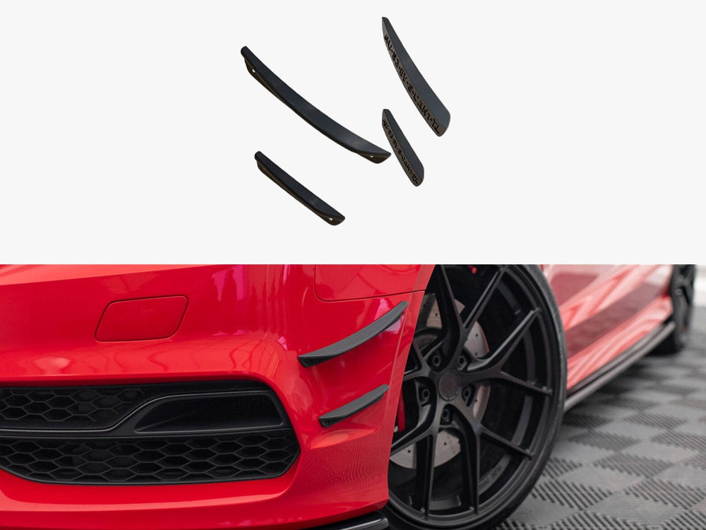 Front Bumper Wings (Canards) Audi S3 / A3 S-Line 8V Sedan / Cabrio
