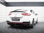 Central Rear Splitter (Vertical Bars) Hyundai I30 Mk3 N Fastback