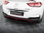 Central Rear Splitter (Vertical Bars) Hyundai I30 Mk3 N Fastback