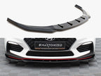 Front Splitter V.4 Hyundai I30 N Mk3 Hatchback / Fastback