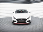 Front Splitter V.6 + Flaps Hyundai I30 N Mk3 Hatchback / Fastback