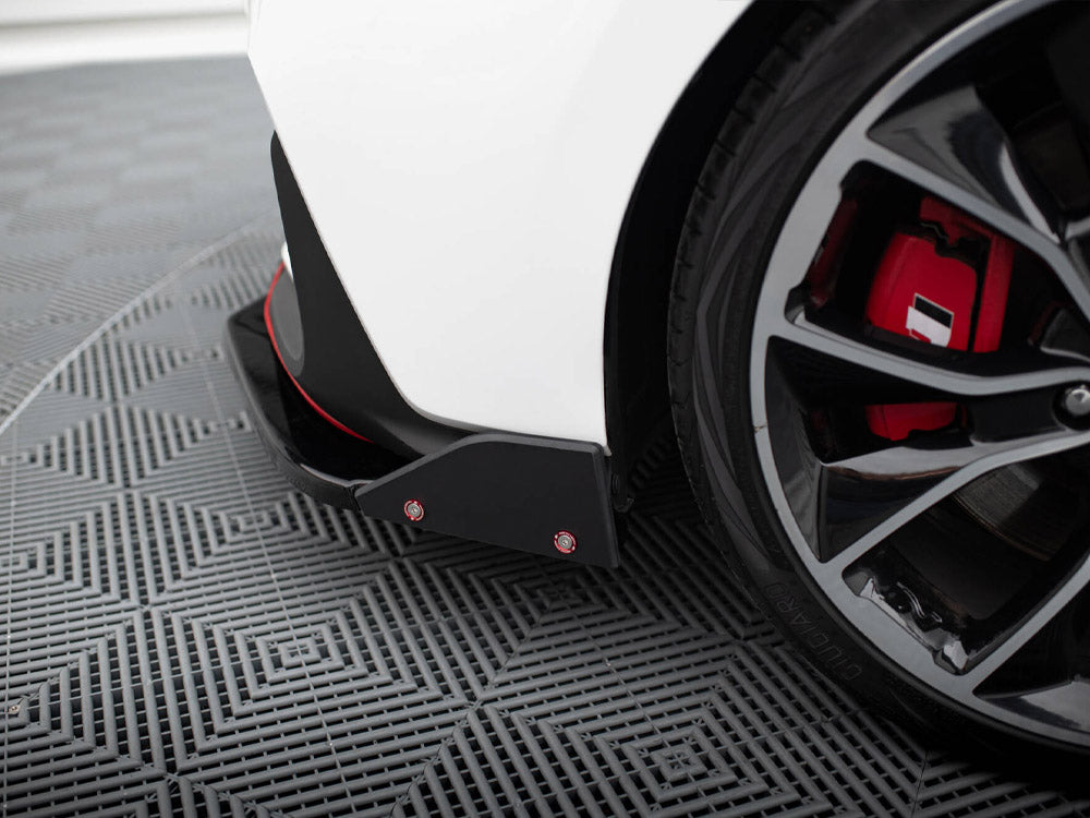 Front Splitter V.6 + Flaps Hyundai I30 N Mk3 Hatchback / Fastback