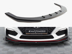 Street PRO Front Splitter + Flaps Hyundai I30 N Mk3 Hatchback / Fastback