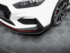 Street PRO Front Splitter + Flaps Hyundai I30 N Mk3 Hatchback / Fastback