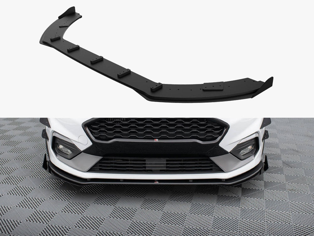 Street PRO Front Splitter + Flaps Ford Fiesta Mk8 ST / ST-Line