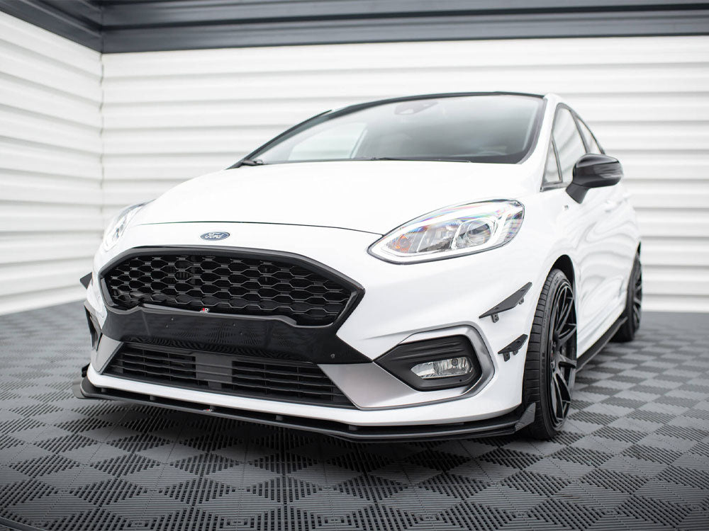 Street PRO Front Splitter + Flaps Ford Fiesta Mk8 ST / ST-Line