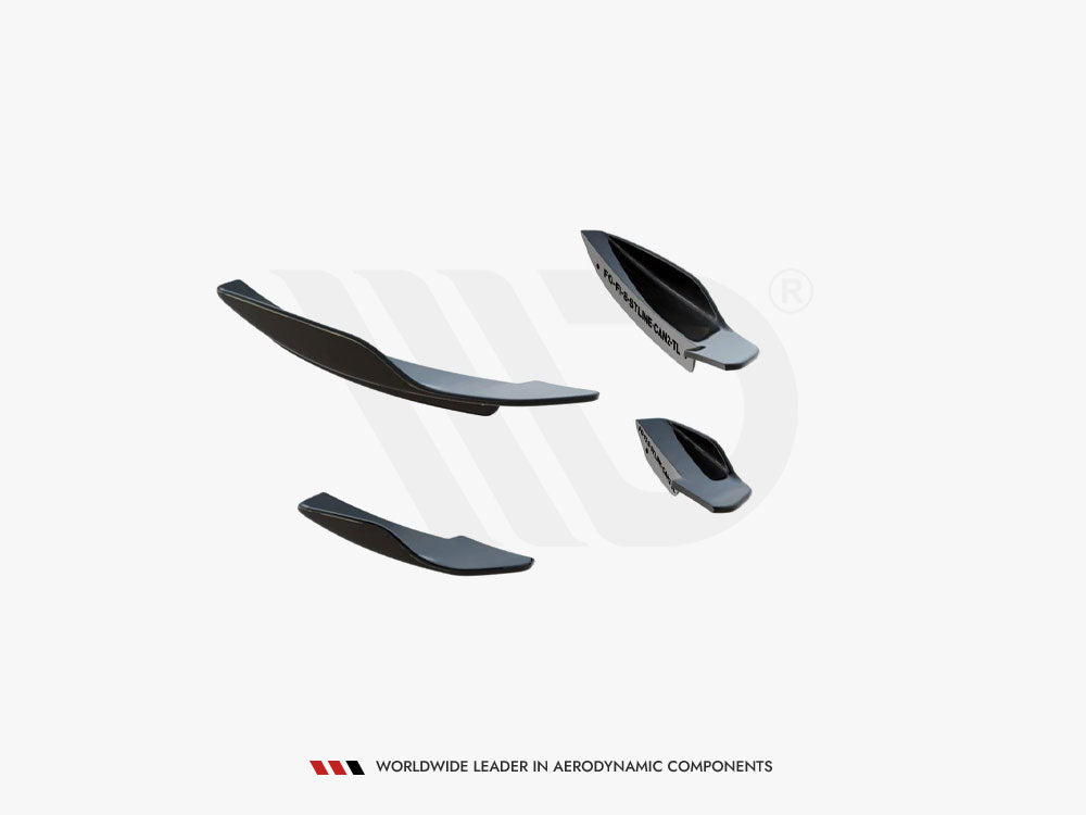 Front Bumper Wings (Canards) V.2 Ford Fiesta Mk8 ST / ST-Line