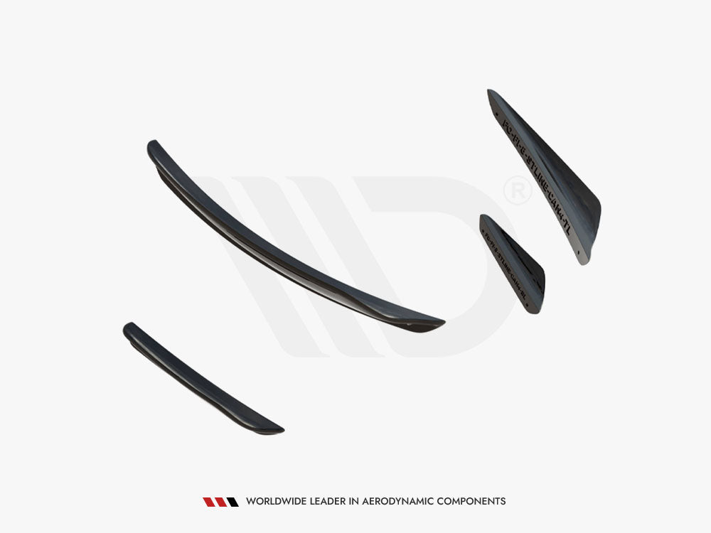 Front Bumper Wings (Canards) V.3 Ford Fiesta Mk8 ST / ST-Line