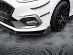 Front Splitter V.4 + Flaps Ford Fiesta ST / ST-Line Mk8