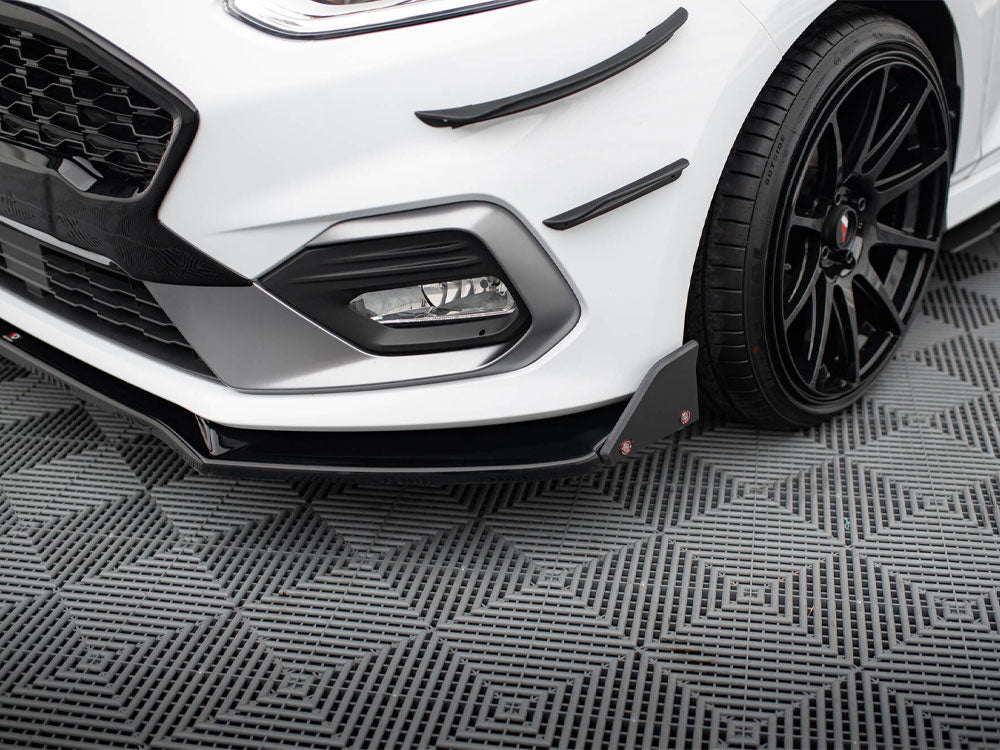 Front Splitter V.4 + Flaps Ford Fiesta ST / ST-Line Mk8