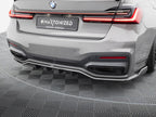 Prepreg Carbon Fiber Rear Splitter BMW 7 M-Pack G11 / G12 Facelift