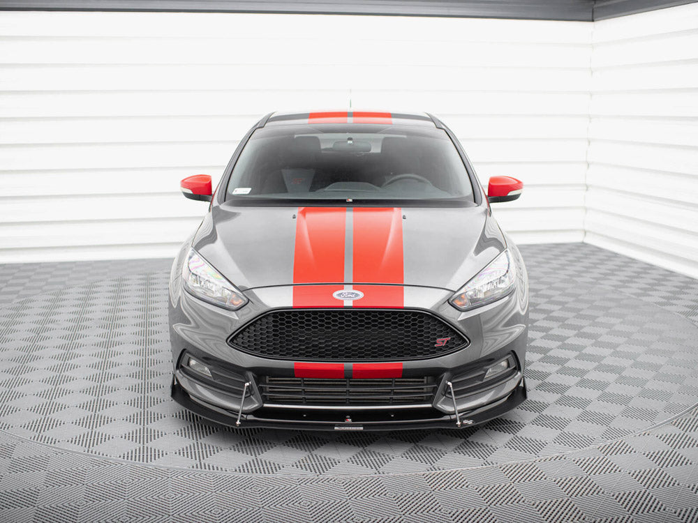 Hybrid Front Splitter V.2 Ford Focus ST Mk3 FL
